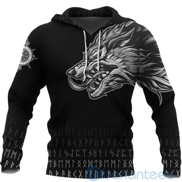 Viking Style Hoodie Fenrir Wolf All Over Printed 3D Hoodie Product Photo