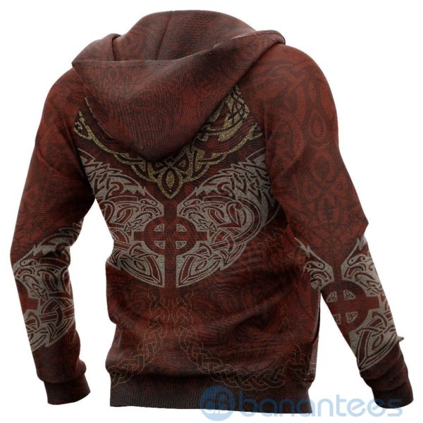 Viking Sun Cross Fenrir Skoll And Hati All Over Printed 3D Hoodie Product Photo