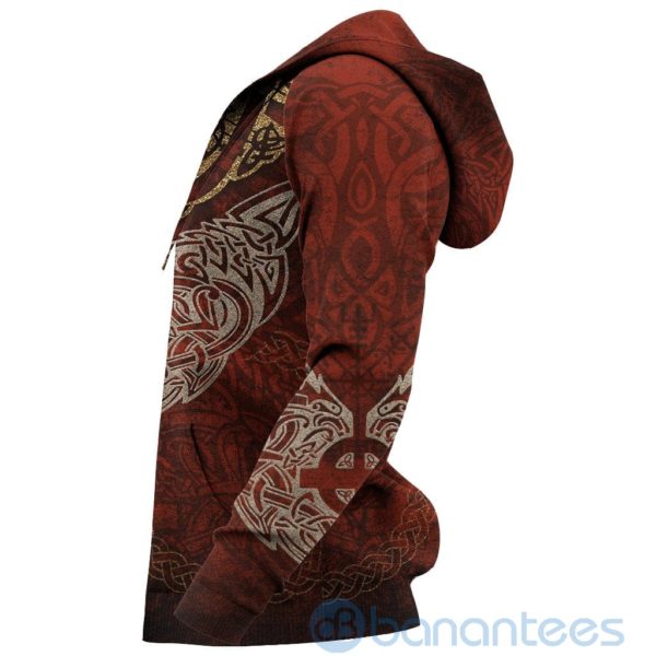 Viking Sun Cross Fenrir Skoll And Hati All Over Printed 3D Hoodie Product Photo