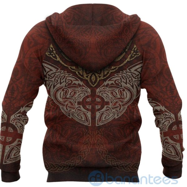 Viking Sun Cross Fenrir Skoll And Hati All Over Printed 3D Hoodie Product Photo