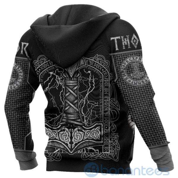Viking Thor Hammer All Over Printed 3D Hoodie Product Photo