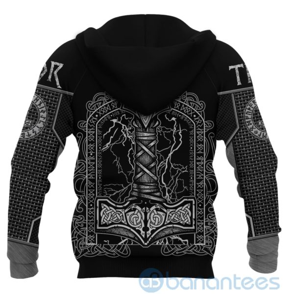 Viking Thor Hammer All Over Printed 3D Hoodie Product Photo