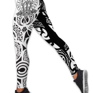 Viking Tree Of Life Symbol Hollow Tank And Legging Outfit Product Photo