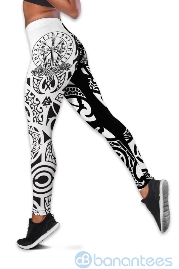 Viking Tree Of Life Symbol Hollow Tank And Legging Outfit Product Photo