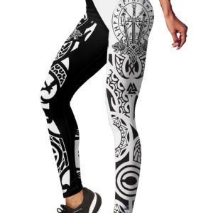 Viking Tree Of Life Symbol Hollow Tank And Legging Outfit Product Photo
