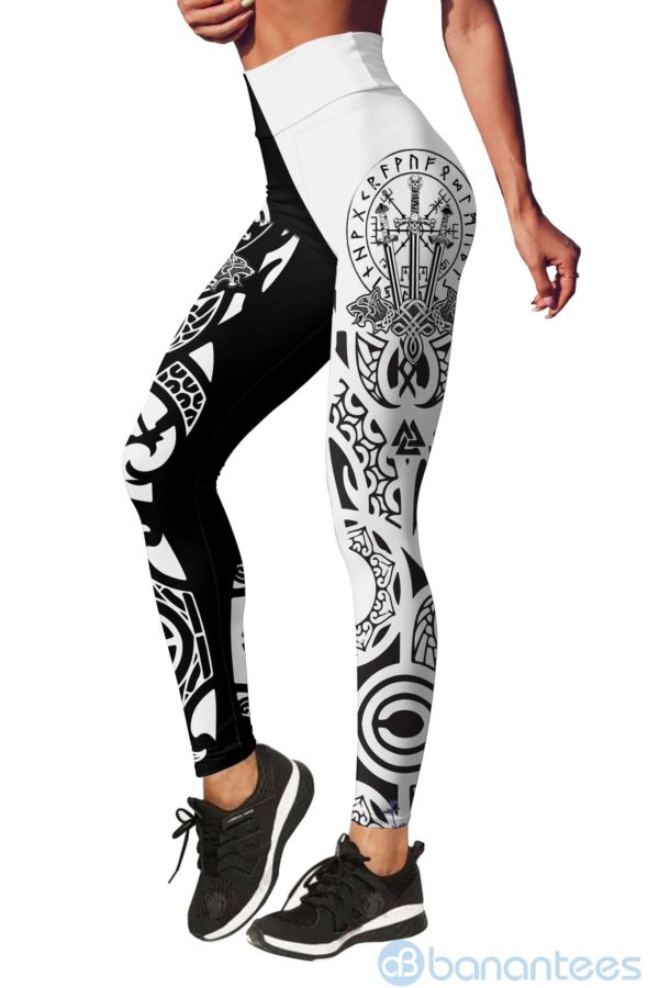 Viking Tree Of Life Symbol Hollow Tank And Legging Outfit Product Photo