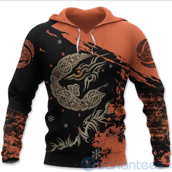 Viking Triskele Tyr's Fenrir All Over Printed 3D Hoodie Product Photo