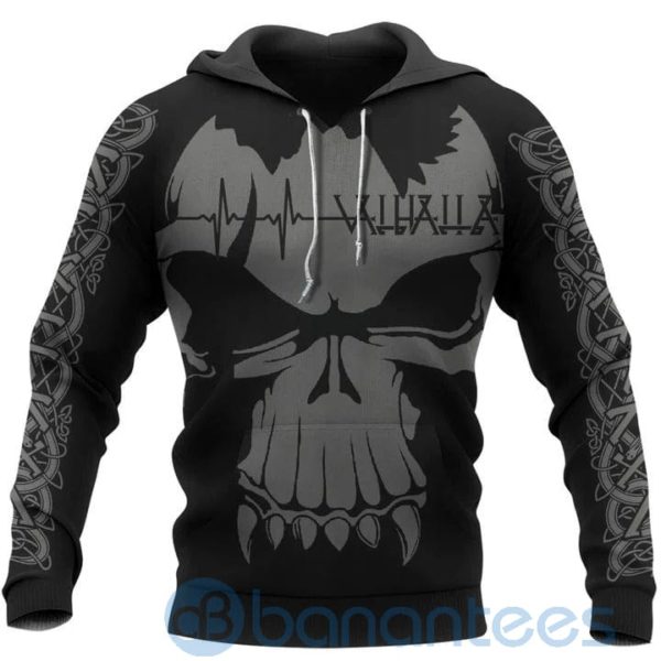 Viking Valhalla Skull Sharp Viking Hoodie All Over Printed 3D Hoodie Product Photo