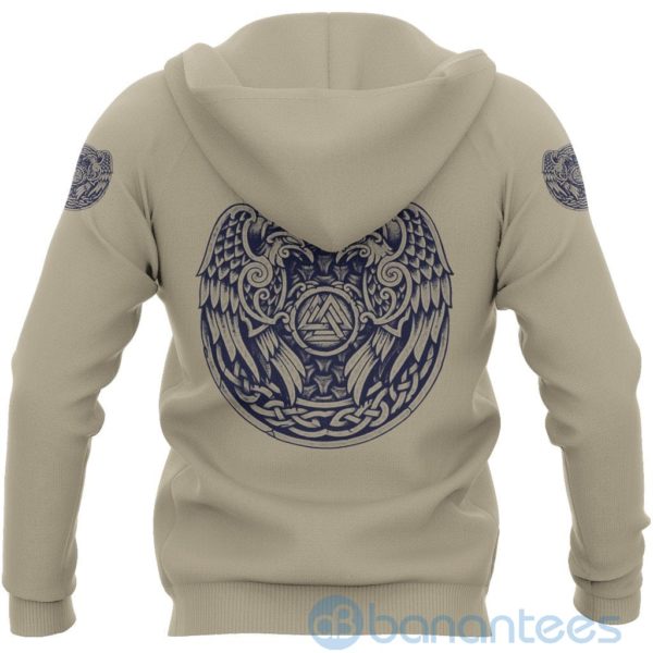 Viking Valknut Raven Of Odin All Over Printed 3D Hoodie Product Photo