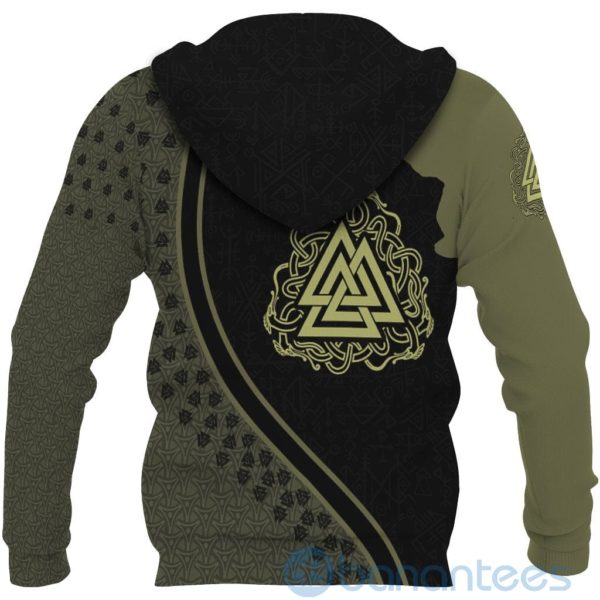 Viking Valknut Scandinavia Map All Over Printed 3D Hoodie Product Photo