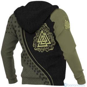 Viking Valknut Scandinavia Map All Over Printed 3D Hoodie Product Photo
