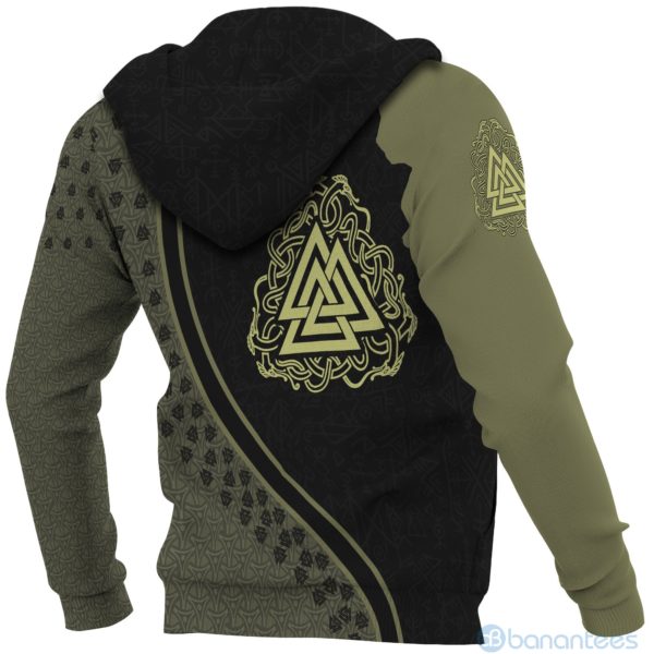 Viking Valknut Scandinavia Map All Over Printed 3D Hoodie Product Photo