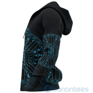 Viking Web Of Wyrd Yggdrasil Blue All Over Printed 3D Hoodie Product Photo