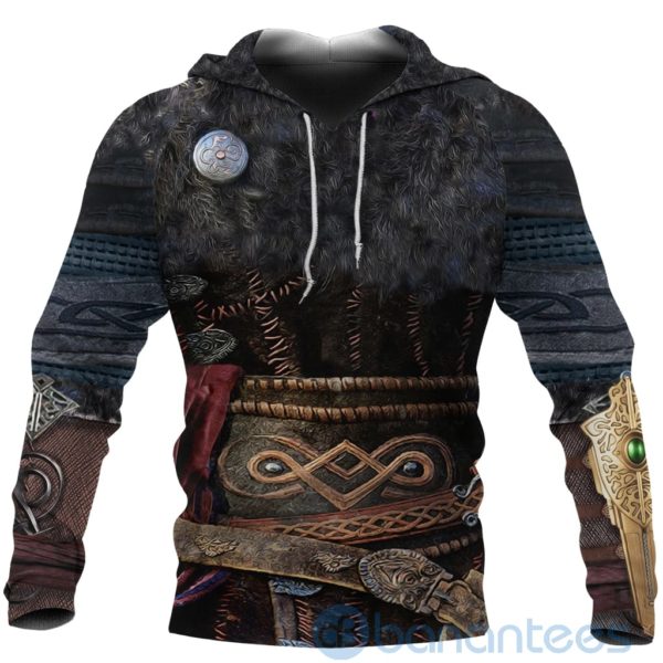 Vikings Armor Valhalla All Over Printed 3D Hoodie Product Photo