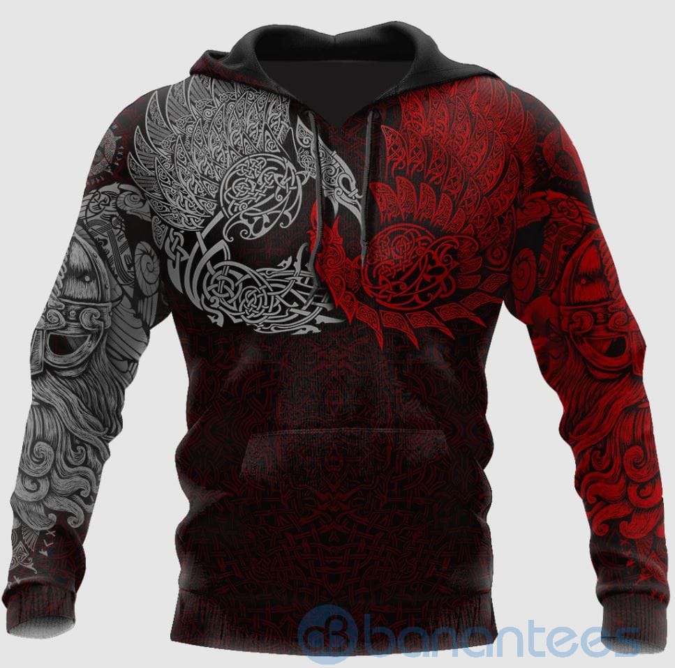 vikings-ravens-of-midgard-red-all-over-printed-3d-hoodie-3-SExNG.jpg Vikings Ravens of Midgard Red All Over Printed 3D Hoodie Product Photo