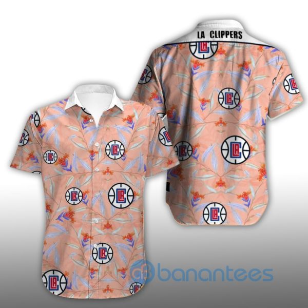 Vintage Los Angeles Clippers Summer Shirt Short Sleeves Hawaiian Shirt Product Photo