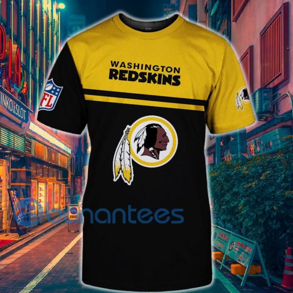 Washington Redskins Hand Skull Full Print 3D T Shirt Product Photo
