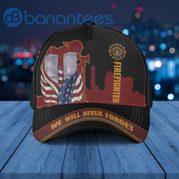 We Will Never Forget Firefighter Memorial Cap Hat Product Photo
