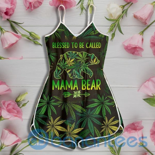 Weed Blessed To Be Called Mama Bear Rompers For Women Product Photo