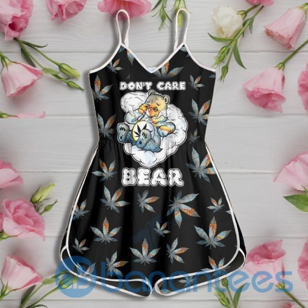 Weed Don't Care Bear Rompers For Women Product Photo
