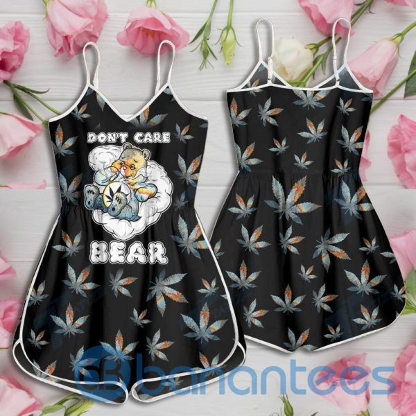 Weed Don't Care Bear Rompers For Women Product Photo