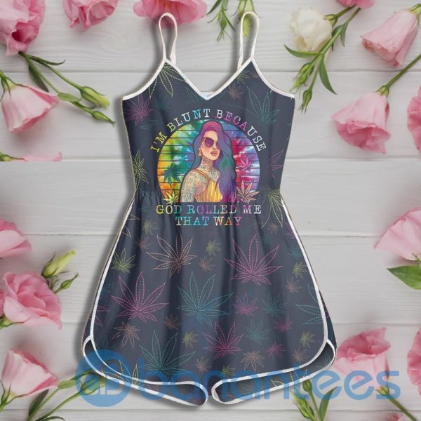 Weed God Rolled Me That Way Rompers For Women Product Photo
