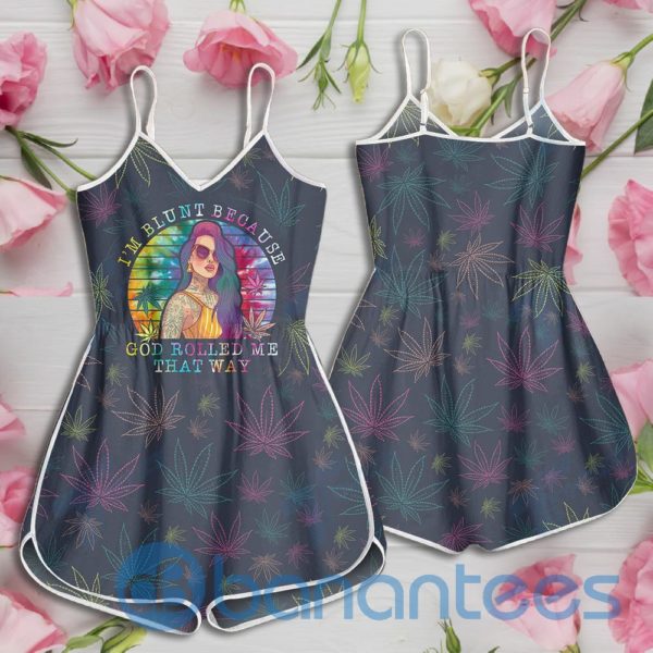 Weed God Rolled Me That Way Rompers For Women Product Photo