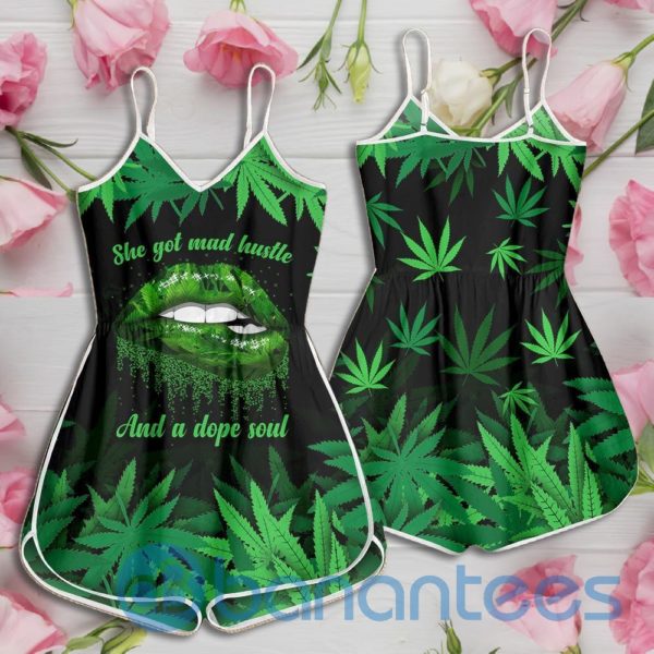 Weed She Got Mad Hustle And A Dope Soul Rompers For Women Product Photo