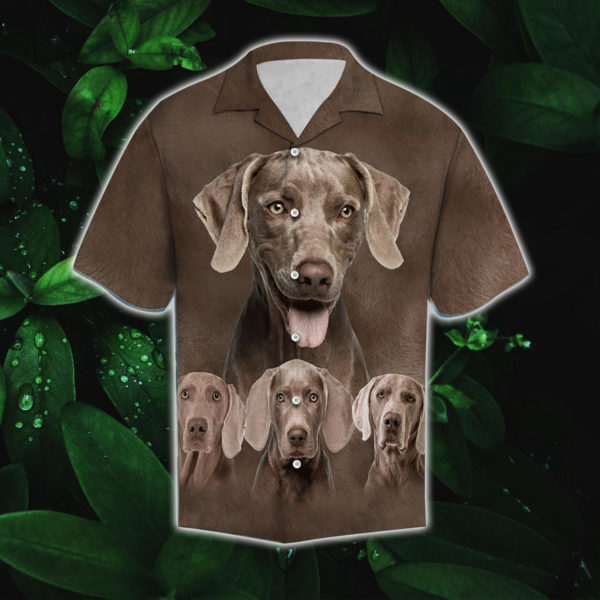 Weimaraner Hawaii Shirt Summer Hawaiian Product Photo