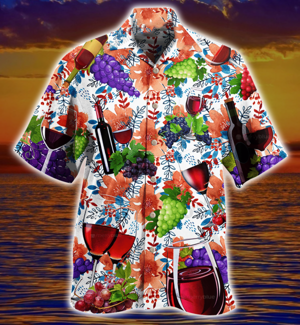 Wine Shirt Wine Drink For Today Wine Hawaiian Shirt Summer Hawaiian Product Photo