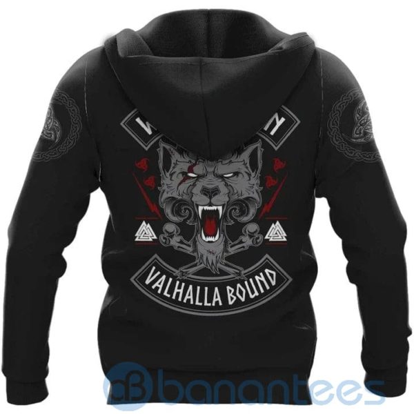 Wolf Of Odin Viking Hoodie All Over Printed 3D Hoodie Product Photo