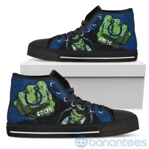 3D Hulk Punch Indianapolis Colts High Top Shoes Product Photo