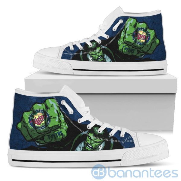 3D Hulk Punch Minnesota Twins High Top Shoes Product Photo