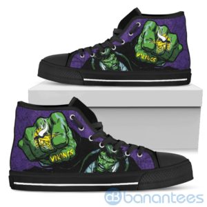 3D Hulk Punch Minnesota Vikings High Top Shoes Product Photo