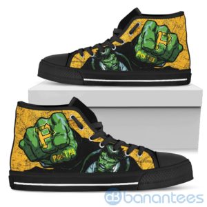 3D Hulk Punch Pittsburgh Pirates High Top Shoes Product Photo