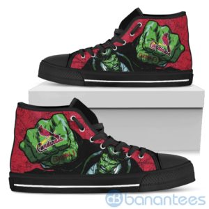 3D Hulk Punch St. Louis Cardinals High Top Shoes Product Photo