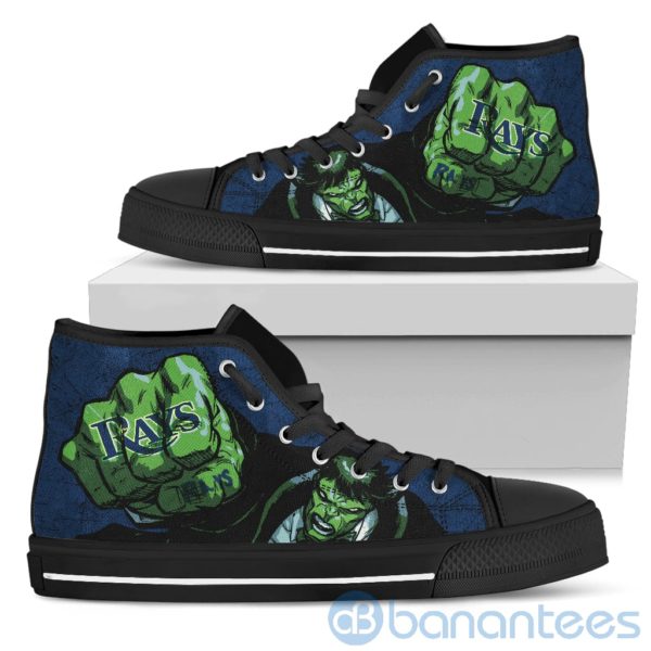 3D Hulk Punch Tampa Bay Rays High Top Shoes Product Photo