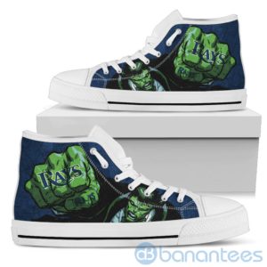 3D Hulk Punch Tampa Bay Rays High Top Shoes Product Photo