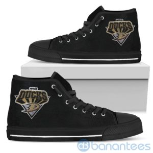 3D Printed Logo Anaheim Ducks High Top Shoes Product Photo