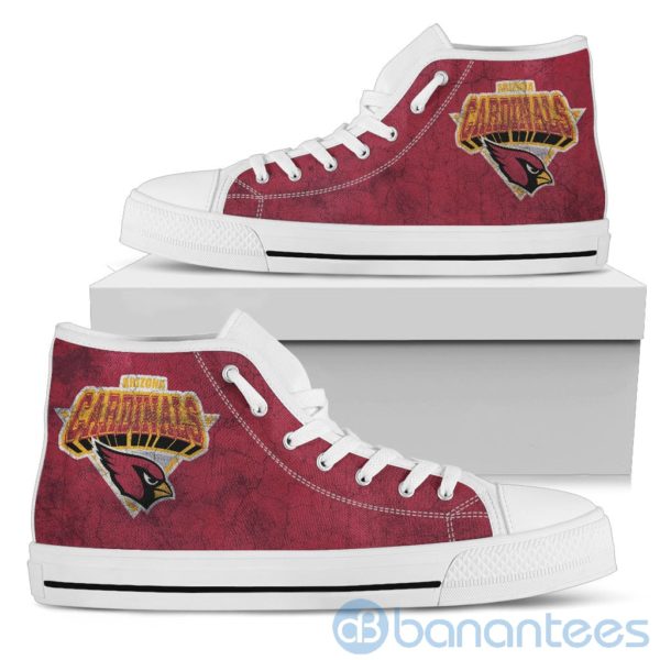 3D Printed Logo Arizona Cardinals High Top Shoes Product Photo