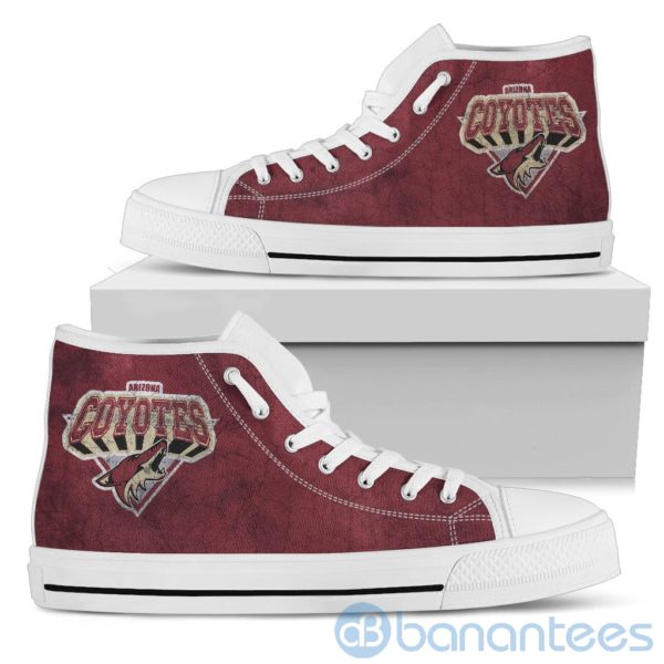 3D Printed Logo Arizona Coyotes High Top Shoes Product Photo