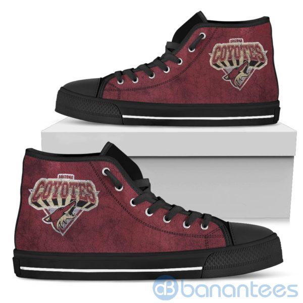 3D Printed Logo Arizona Coyotes High Top Shoes Product Photo