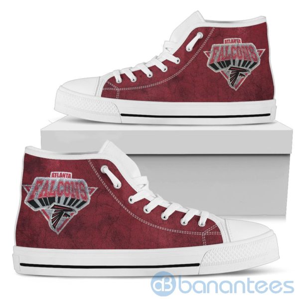 3D Printed Logo Atlanta Falcons High Top Shoes Product Photo