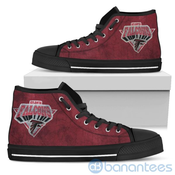 3D Printed Logo Atlanta Falcons High Top Shoes Product Photo