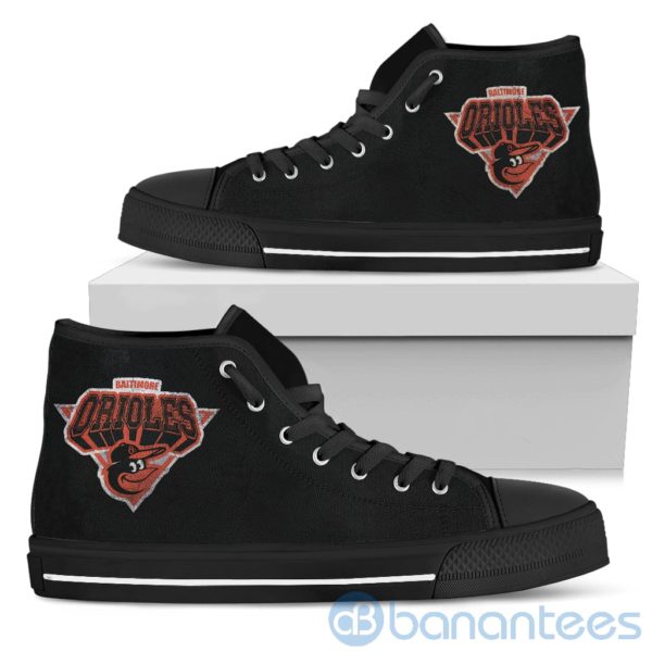 3D Printed Logo Baltimore Orioles High Top Shoes Product Photo