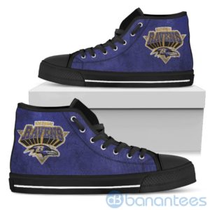 3D Printed Logo Baltimore Ravens High Top Shoes Product Photo