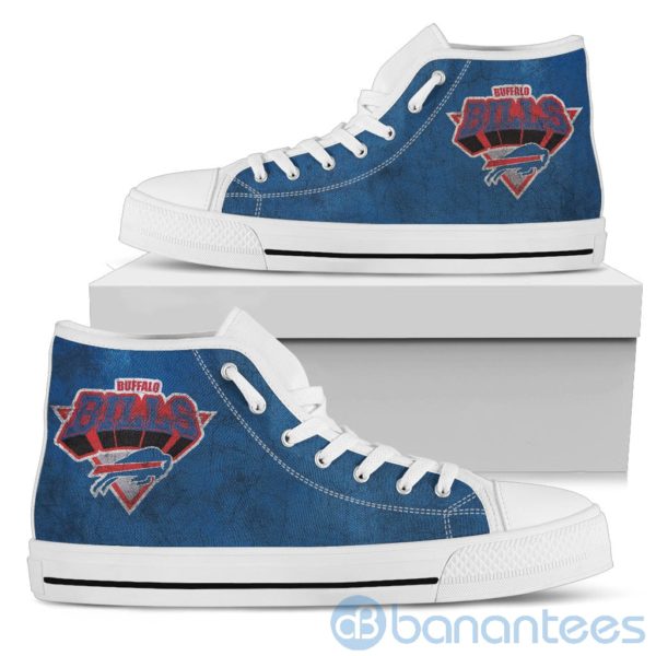 3D Printed Logo Buffalo Bills High Top Shoes Product Photo