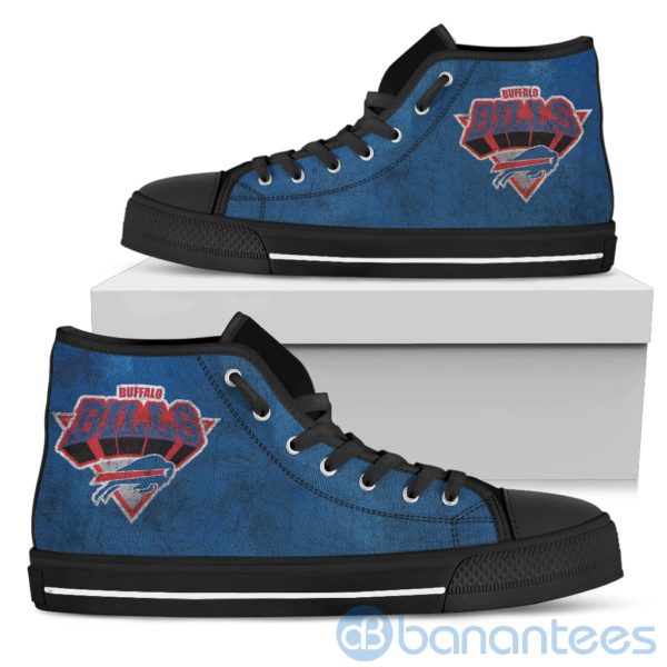 3D Printed Logo Buffalo Bills High Top Shoes Product Photo