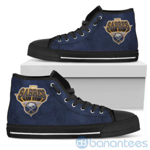 3D Printed Logo Buffalo Sabres High Top Shoes Product Photo