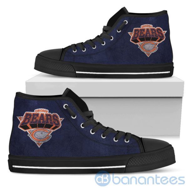 3D Printed Logo Chicago Bears High Top Shoes Product Photo